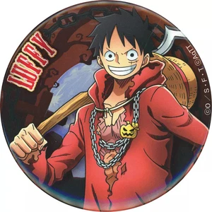 One Piece Monkey D Luffy Halloween 2019 Can Badge Tokyo Tower Exclusive - Picture 1 of 1