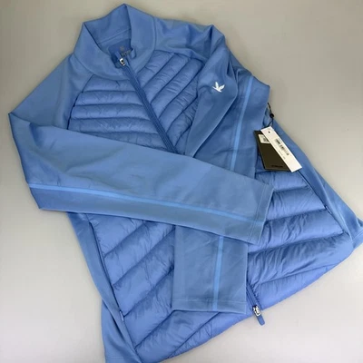 G Fore Golf Ladies Hybrid Quilted Padded Jacket In Dawn Blue, Size XL - Image 1 of 4