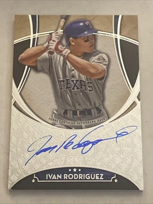2017 Topps Five Star Ivan Rodriguez Auto #FSA-IR RANGERS - Image 1 of 2