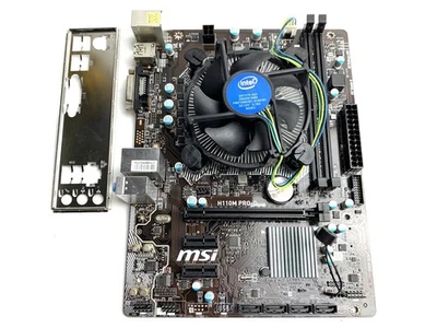 Placa Base MSI H110M PRO-D DDR4 mATX LGA1151 Incl. Refrigerador/Placa De Ranura - Imagen 1 de 4