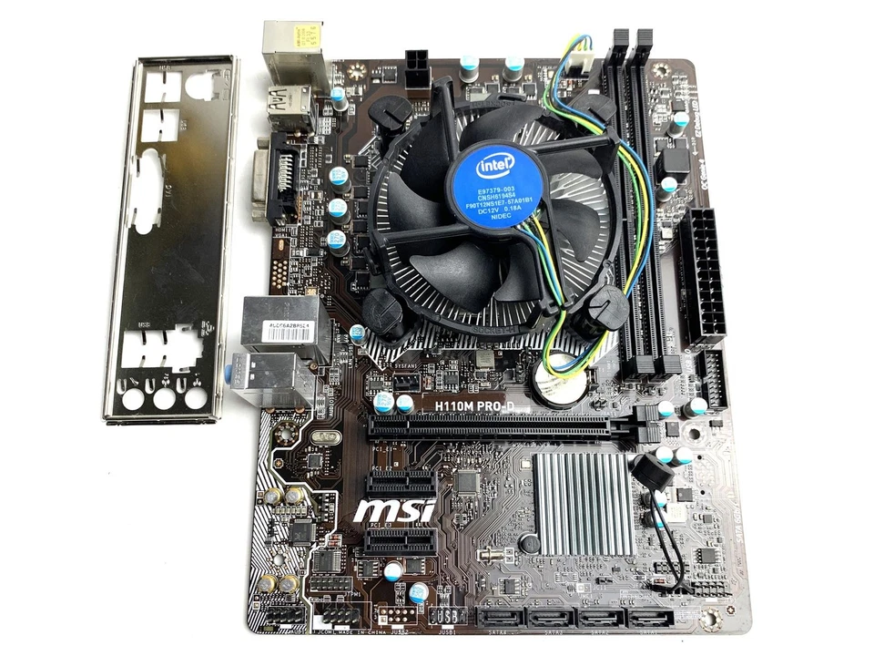 Placa Base MSI H110M PRO-D DDR4 mATX LGA1151 Incl. Refrigerador/Placa De Ranura - Imagen 1 de 4