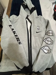 Los Angeles Lakers Nike NBA Showtime Thermaflex Therma Flex Jacket Hoodie Large - Picture 1 of 8