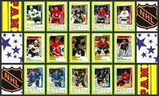 1991 Panini NHL Hockey Stickers Complete Set of 344 Jagr Sundin Fedorov Rookie