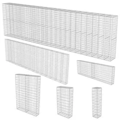 Gabione Säule Säulen Steingabionen Steinkorb Drahtkorb Stahl 16 Maße 1400 kg/m³ - Bild 1 von 4