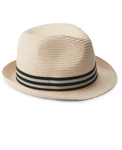 NWT New Gap Kids Boy Stripe Band Fedora S/M L/XL - Picture 1 of 1