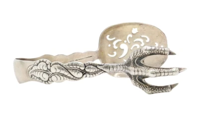 Tiffany & Co. Sterling Silver Ailanthus Chicken Claw Ice Tongs - Image 1 of 4