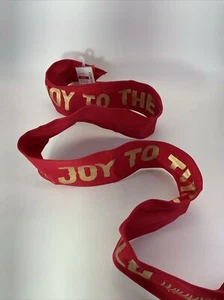 Ashland Red JOY TO THE WORLD 6 pies NUEVO Navidad - Imagen 1 de 3