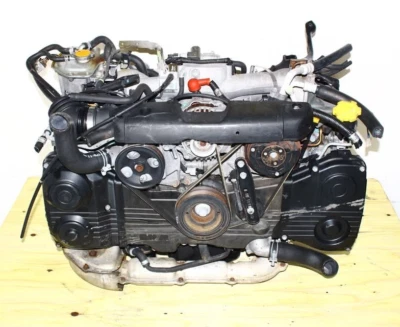 2002-2005 Subaru Impreza WRX Engine Motor EJ205 AVCS Turbo 2.0L H4 JDM - Image 1 of 4