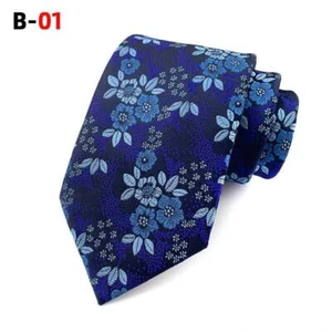 Silk 's New Men Classic Knit Necktie Rose  Brand New Multicolour  Floral - Picture 1 of 31