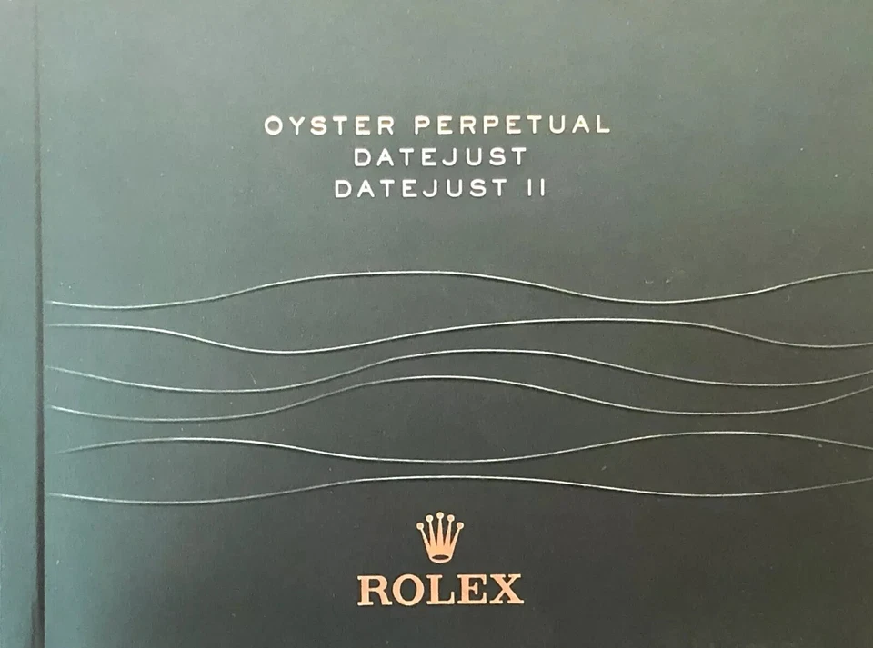 Rolex Oyster Datejust II Manual Service & Books 2013 - Ref # 553.04 SP