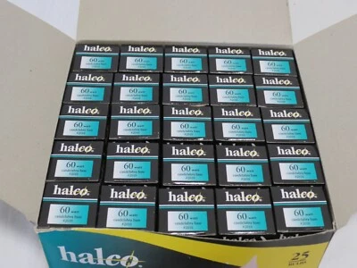 Halco 60 Watt  CFF60 # 2010 CA-10 Frost Flame Tip w/ Candelabra Base Case of 25 - Image 1 of 4