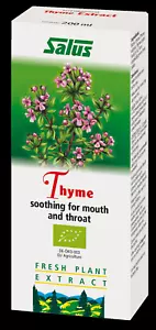 Salus Organic Thyme Fresh Plant Juice, 200ml - Picture 1 of 1