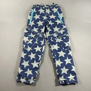 Mini Boden boys Blue / gray star print roll up Skate Pants Size 9 Y - Picture 1 of 5