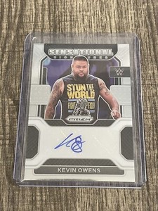 KEVIN OWENS 2022 PANINI PRIZM WWE AUTO SENSATIONAL SIGNATURES SP #SS-KOW