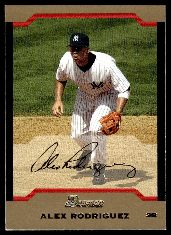 2004 Bowman #103 Alex Rodriguez BASEBALL New York Yankees - Image 1 of 2