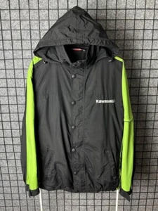 Kawasaki Sporstwear Motorcycle Racing Nylon Jacket Size M - Picture 1 of 17