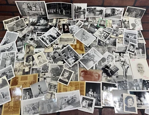 Vintage Lot 125+ Schwarz-Weiß Foto Familie Menschen Kinder 40er & 50er Jahre - Bild 1 von 14