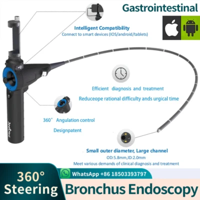 Эндоскопия желудочно-кишечного тракта бронхуса с включенными биопсийными щипцами для рулевого управления 360° - Изображение 1 из 4