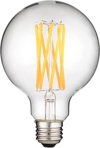 Sunlite 80601 LED G30 8-Watts 100W equiv Edison Globe Light Bulb, E26 Base - Picture 1 of 8