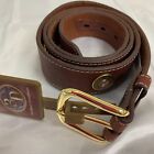3D Belt Company Leather Belt Mens Size 44 Brown 12 Gauge Badger DB1067-44