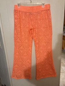 Damen Large LAGACI Neon Orange Badeanzug Überwurf Hose Taille 32" Schrittlänge 32" - Bild 1 von 10