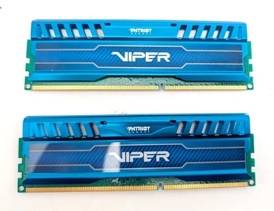 Patriot Viper 16GB ( 2x 8GB ) DDR3-1600 PC3-12800U Desktop Memory PV316G160C0KBL - Image 1 of 2