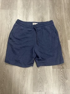 Felpa Faherty uomo L Loop Terry maglia con coulisse ottime condizioni - Foto 1 di 5