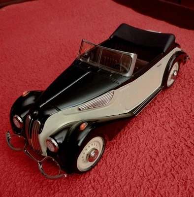 SCHUCO CLASSIC 1/18 - BMW 327 CABRIOLET - Modellino Auto Bianco/Nero - #99# -  - Immagine 1 di 4