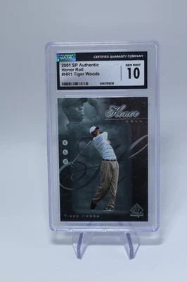 2001 SP Authentic Honor Roll, Tiger Woods, *CGC 10* #HR1 - Image 1 of 3