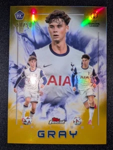 2024-25 Topps Finest Archie Gray RC Rookie Skillset Gold Refractor 50/50 - Bild 1 von 2