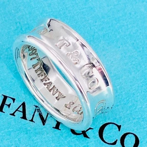 [Near Mint] Tiffany & Co. 1837 Medium Ring size US:6 Sterling Silver 925 - Picture 1 of 24