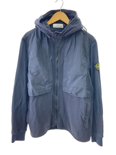 Stone Island Giacca Cotone Navy Taglia L Tinta Unita Casual Uomo #EG ADA