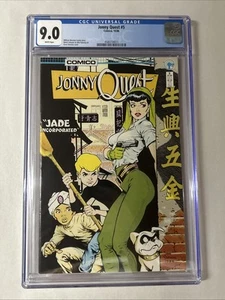 Jonny Quest #5 CGC 9.0 White Pages Dave Stevens Cover! 1986 Comico - Picture 1 of 2