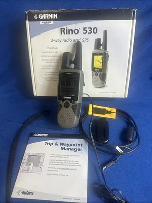 GARMIN RINO 530 GPS 2 Way Radio And GPS MAIN UNIT ONLY Read Details - Image 1 of 4