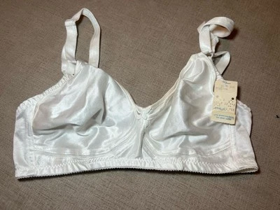 Sutiã de Enfermagem Vintage Mary Jane Feminino 34C Branco Anos 80 Fabricado nos EUA - Imagem 1 de 4