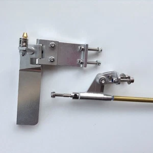 1xRC#1452 75mm Rudder Strut 3.18mm 1/8" Shaft Set for Nitro Electric for RC Boat - Picture 1 of 10