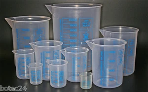 Messbecher Griffinbecher Meßbecher 10- teiliges Set aus PP Kunststoff - Bild 1 von 1