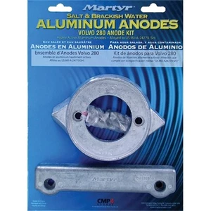 Martyr Volvo 280 Outdrive Aluminum Anode Zinc KIT Salt & Brackish CM280KITA - Picture 1 of 2