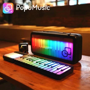 PopuPiano Smart Portable Piano LED Light 29-key Music Password Keyboard Piano - Picture 1 of 18