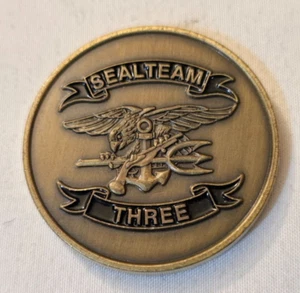 US Naval Special Warfare SEAL Team 3 Unidades de Tarea 1/2/3 Desafío Moneda Tres - Imagen 1 de 4