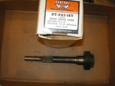 1962 DODGE DART V8 PLYMOUTH 318 361 383 ENG TRANSMISSION MAIN DRIVE GEAR 1949371 - Image 1 of 3