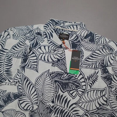 Quicksilver Men's Waterman Siesta S/S Shirt Comfort Fit Floral Major Blue - Image 1 of 4