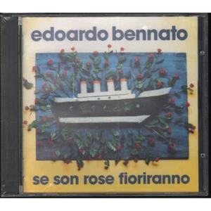 Edoardo Bennato CD Se Son Rose Fioriranno / Virgin Timbro SIAE a Secco Sigillato - Imagen 1 de 2