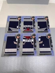 21-22 Cole Perfetti Rookie Team Logo Jumbos Set (6) RTL-CP Winnipeg Jets ¡GUAU! - Imagen 1 de 6