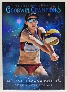 Melissa Humana-Paredes 2021 Upper Deck Goodwin Champions Platinum Cosmic /99 VB - Picture 1 of 2
