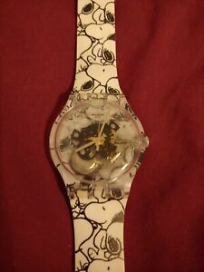 SWATCH X PEANUTS Watch Works Great Has Battery No Box