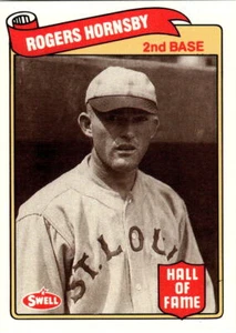 1989 Swell Baseball Greats #20 Rogers Hornsby - Picture 1 of 2