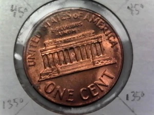 1971-D Lincoln Memorial Cent Penny - Rotated Die - Error Inv#T40 - Picture 1 of 2