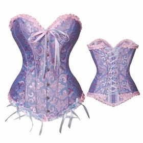 Women Lace Overbust Sexy Corset Lingerie Waist Trainer Corsette Wedding Dress