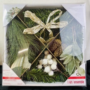 Ashland DIY Wreath Kit Christmas White - Picture 1 of 9